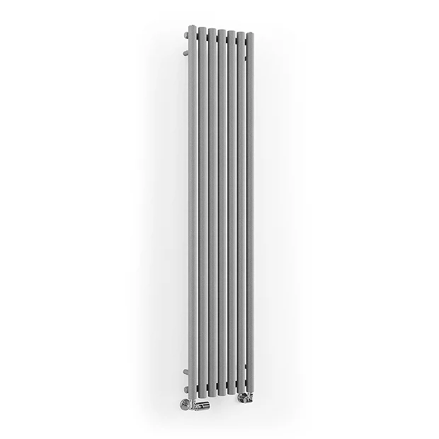 Terma Rolo Room H1800 X W370mm Salt & Pepper Designer Radiator 6 Terma Rolo Room H1800 X W370mm Salt & Pepper Designer Radiator - Image 4