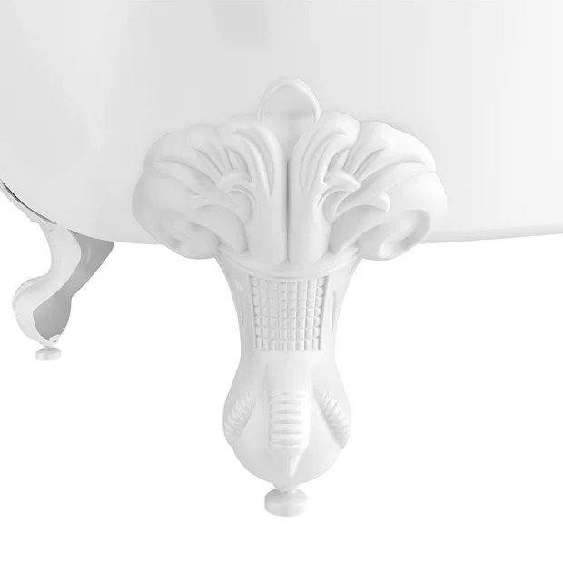 Appleby 1700 Roll Top Shower Bath + White Leg Set 5 Appleby 1700 Roll Top Shower Bath + White Leg Set - Image 3