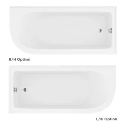 Appleby 1700 Roll Top Shower Bath + White Leg Set 11 Appleby 1700 Roll Top Shower Bath + White Leg Set -Bathroom Products Store whtap1700b n d5