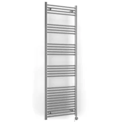 Terma Leo H1800 X W600mm Chrome Electric Only Towel Rail With MEG Thermostatic Element 11 Terma Leo H1800 X W600mm Chrome Electric Only Towel Rail With MEG Thermostatic Element -Bathroom Products Store wllle180060 kcroe8megp d1