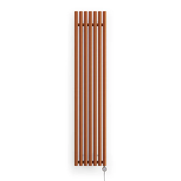Terma Rolo Room E H1800 X W370mm True Copper Electric Only Towel Rail With MOA Blue Element 6 Terma Rolo Room E H1800 X W370mm True Copper Electric Only Towel Rail With MOA Blue Element - Image 4