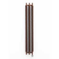 Terma Ribbon V E H1800 X W290mm Bright Copper Electric Only Radiator With MOA Blue Element -Bathroom Products Store wlrve180029 kbcoe8mobp d3