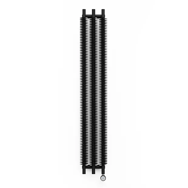 Terma Ribbon V E H1800 X W290mm Heban Black Electric Only Radiator With MOA Blue Element 6 Terma Ribbon V E H1800 X W290mm Heban Black Electric Only Radiator With MOA Blue Element - Image 4