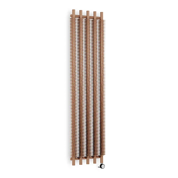 Terma Ribbon V E H1800 X W490mm Bright Copper Electric Only Radiator With MOA Blue Element 4 Terma Ribbon V E H1800 X W490mm Bright Copper Electric Only Radiator With MOA Blue Element - Image 2