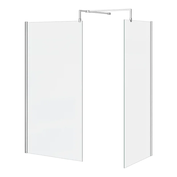 1600 X 900 Wet Room Enclosure Pack - Chrome 5 1600 X 900 Wet Room Enclosure Pack - Chrome - Image 3