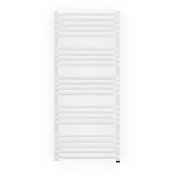 Terma Alex One H1140 X W500mm White Electric Only Towel Rail -Bathroom Products Store wwaln114050 k916e8p d2