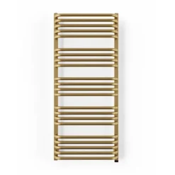 Terma Alex One H1140 X W500mm Brass Electric Only Towel Rail -Bathroom Products Store wwaln114050 kbrae8p d4