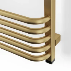Terma Alex One H1140 X W500mm Brass Electric Only Towel Rail -Bathroom Products Store wwaln114050 kbrae8p d5